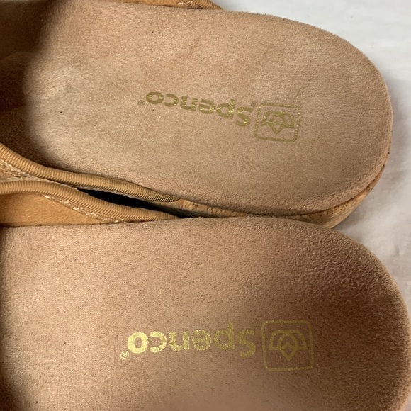 Spenco Kholo Karla Cork Wedge Slide Sandals, 8B - Picture 8 of 8